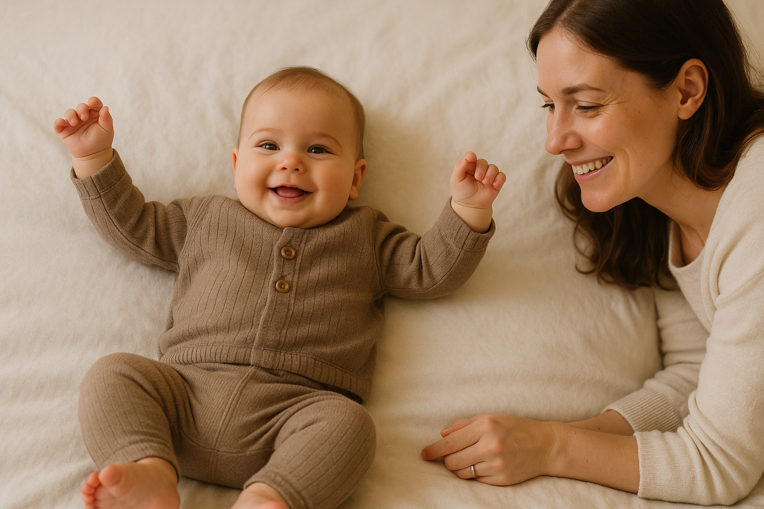 5 sinais de que seu bebê está confortável com a roupinha