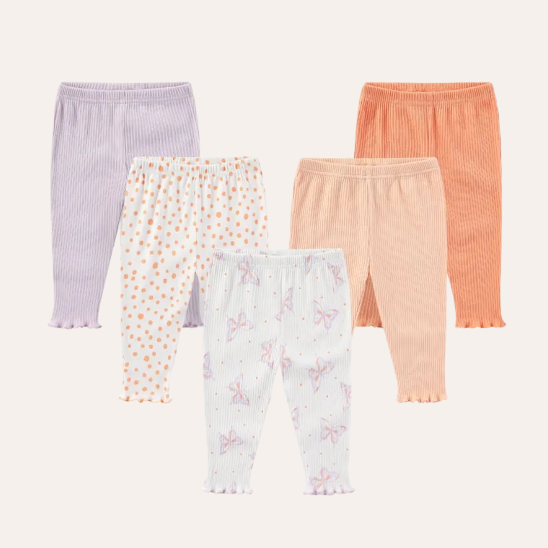 Conjunto 5 Calças para Bebê