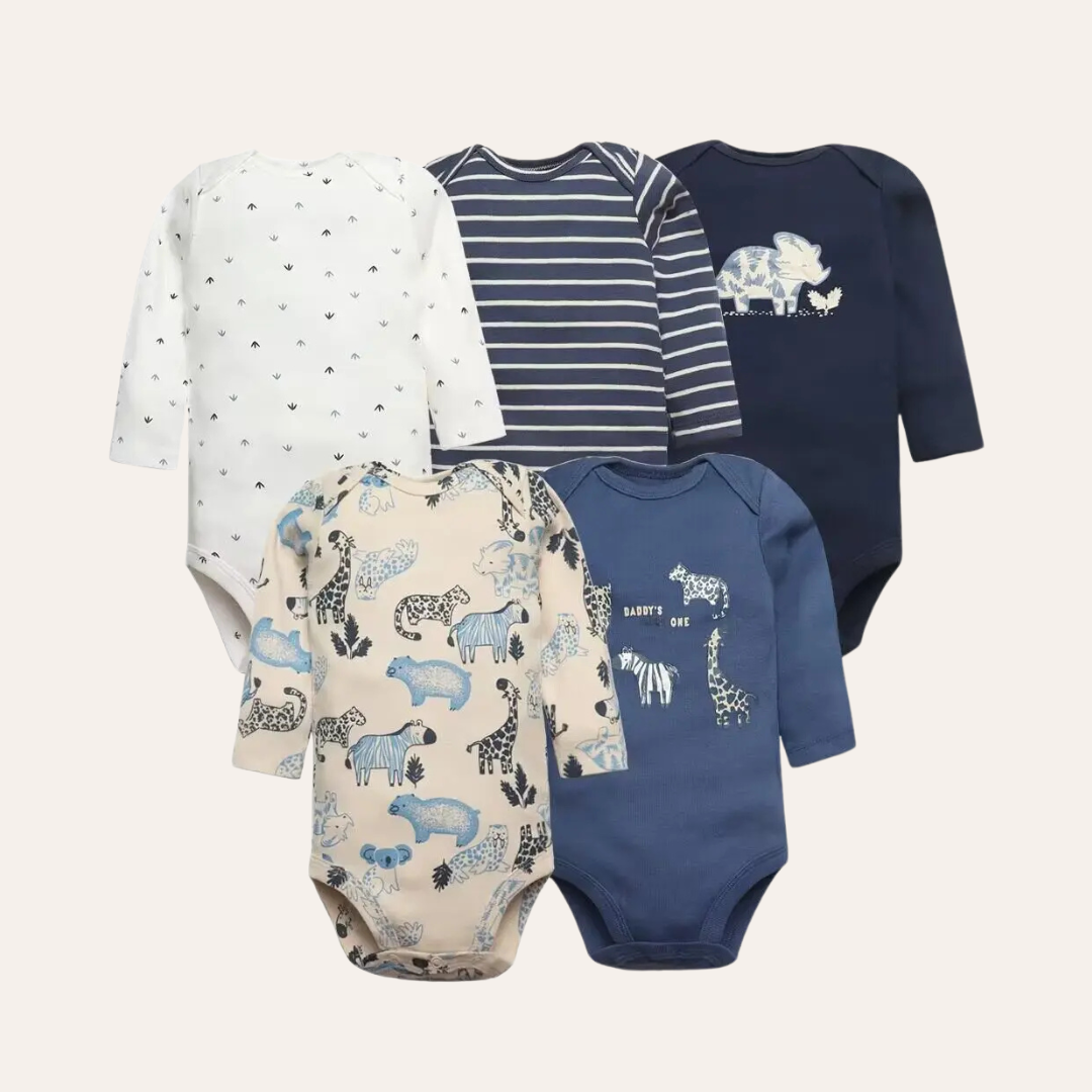 Conjunto 5 Peças Body Infantil Masculino