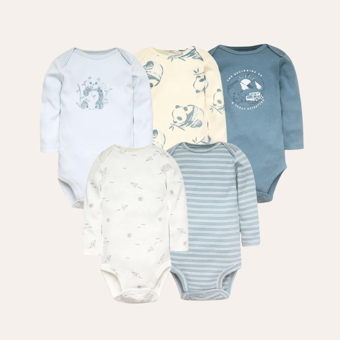 Conjunto 5 Peças Body Infantil Masculino