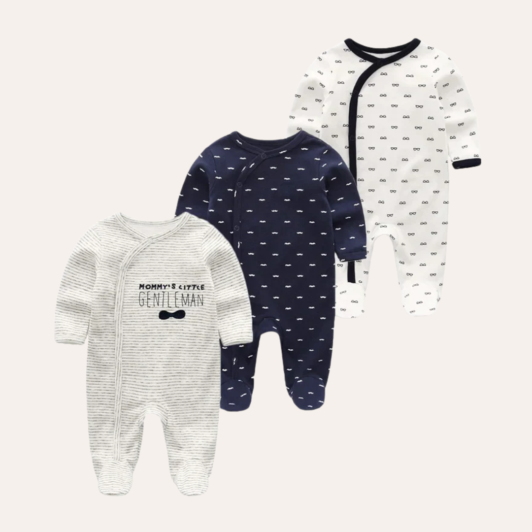 Conjunto 3 Peças Macacões Infantil