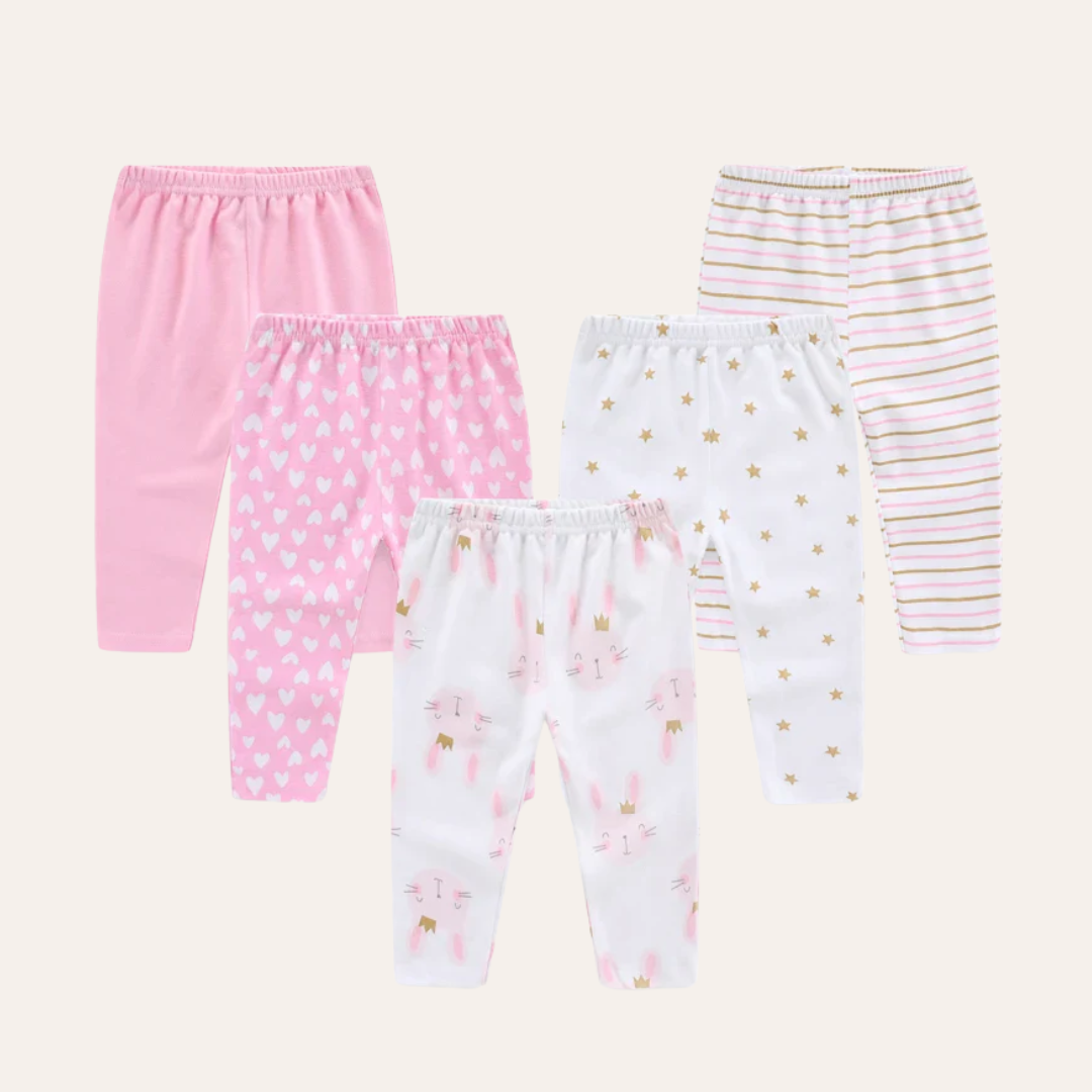 Conjunto 5 Calças para Bebê