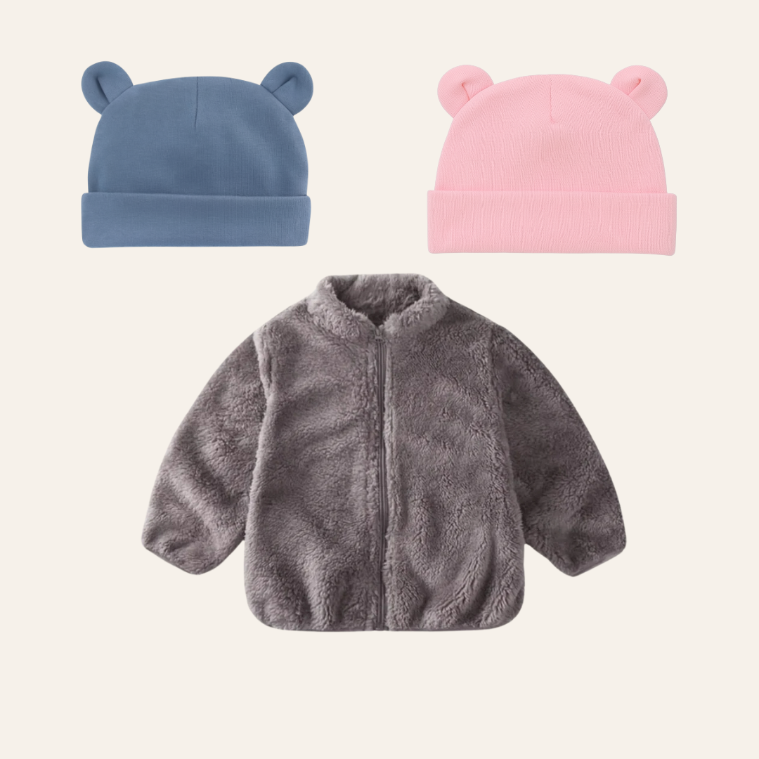 Casaco Infantil de Pelúcia + BRINDE